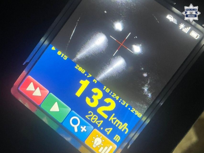 Mikołów: 132 km/h w terenie zabudowanym – kierowca stracił prawo jazdy - galeria