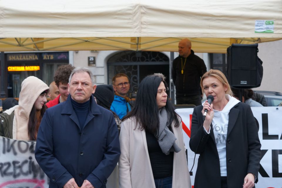 Protest przeciw CPK/KDP w Mikołowie - 31 marca 2023 roku