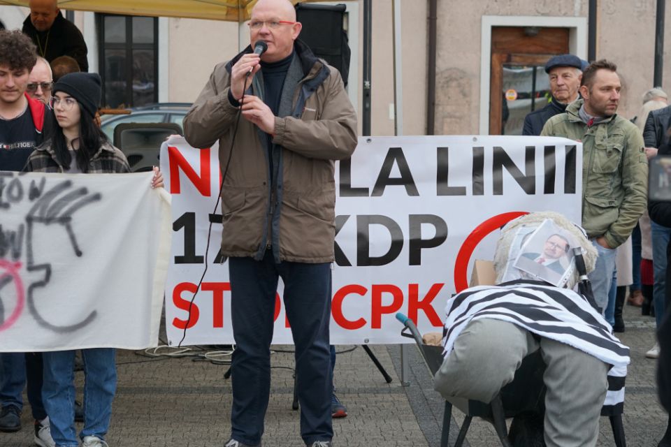 Protest przeciw CPK/KDP w Mikołowie - 31 marca 2023 roku