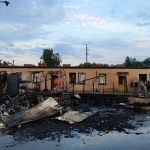 Groźny pożar przy ul. Kolejowej w Żorach. Ewakuowano 20 osób - galeria
