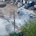 Groźny pożar przy ul. Kolejowej w Żorach. Ewakuowano 20 osób - galeria