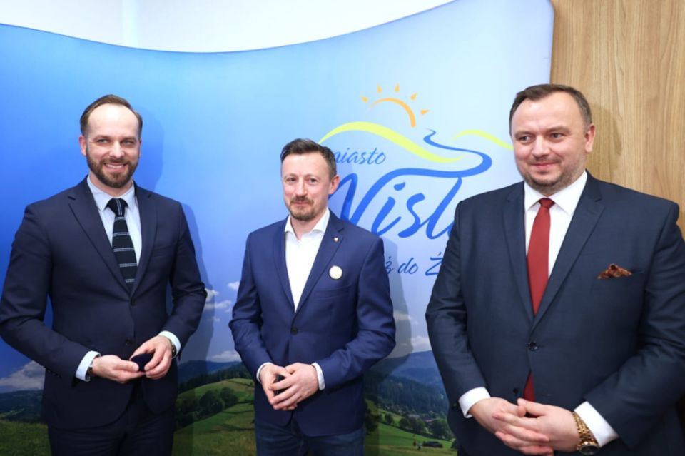 Marszałek województwa uhonorowany przez samorząd Wisły - galeria