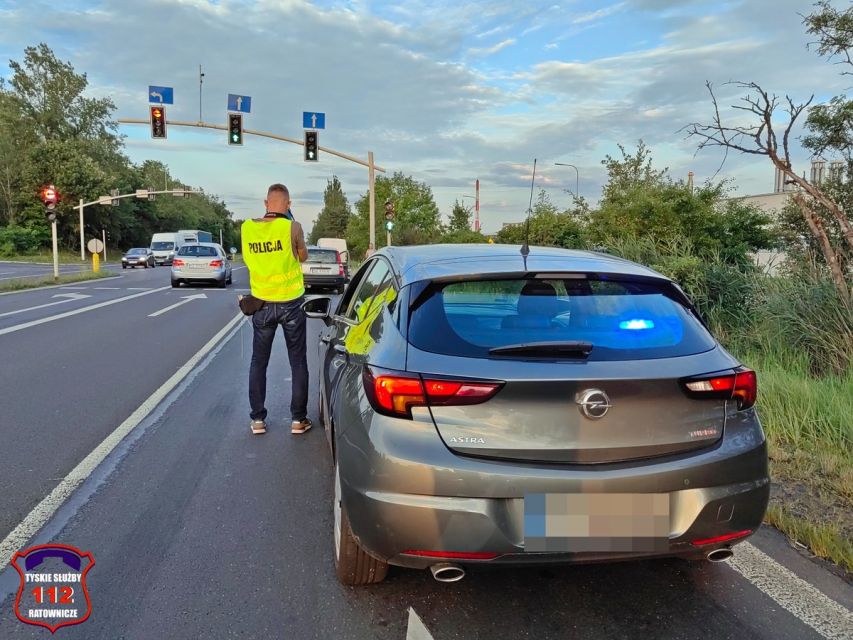 Groźny wypadek w Tychach. Lądował śmigłowiec LPR! - galeria
