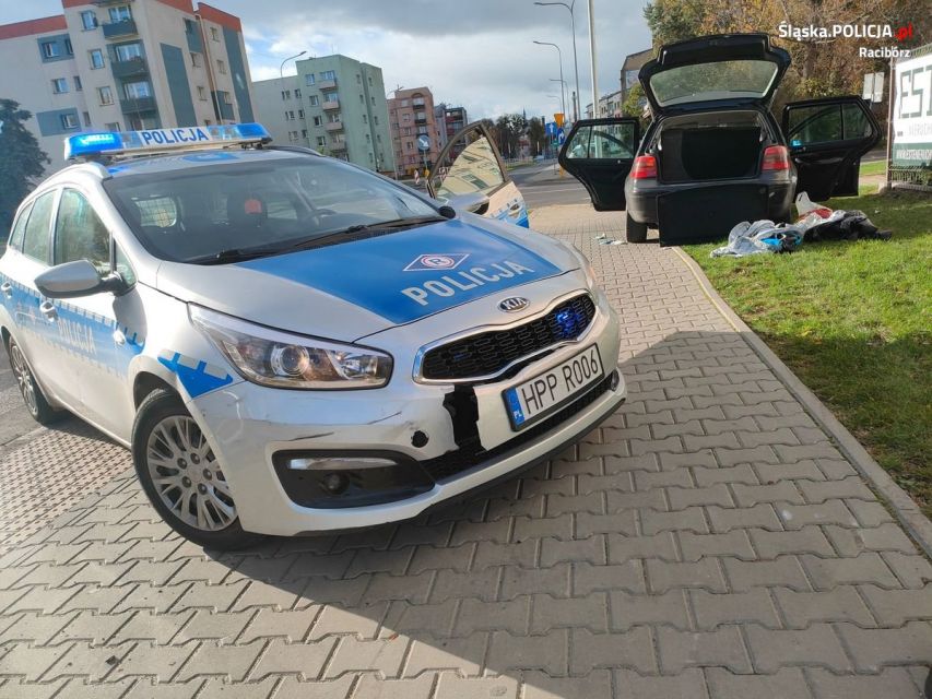 Policyjny pościg ulicami Raciborza. 36-latek posiadał 3 aktywne zakazy prowadzenia pojazdów! [WIDEO] - galeria