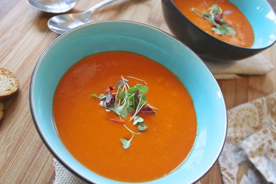 Aromatyczna zupa krem z batatów z curry - galeria