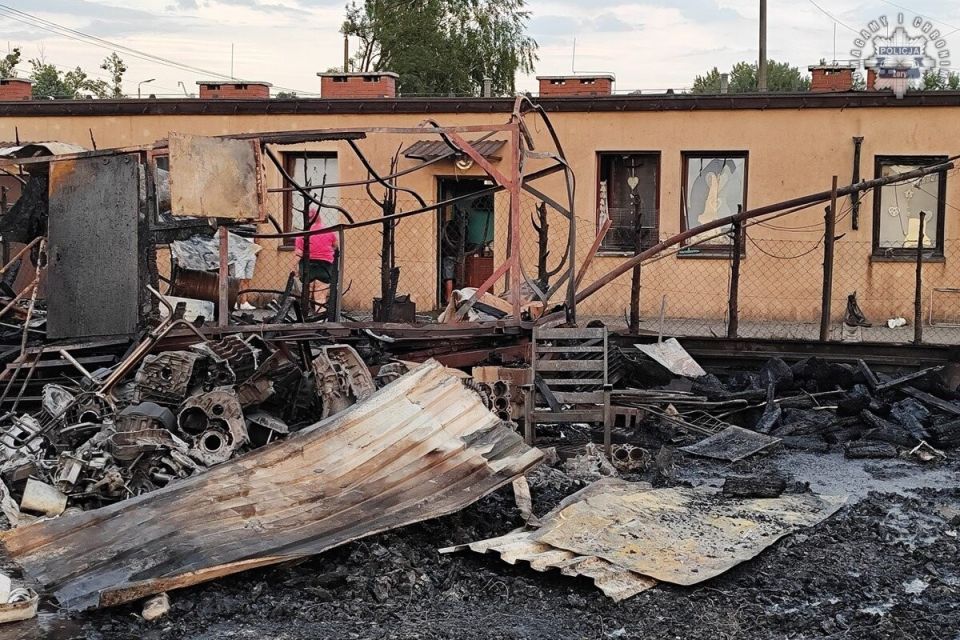 Groźny pożar przy ul. Kolejowej w Żorach. Ewakuowano 20 osób - galeria