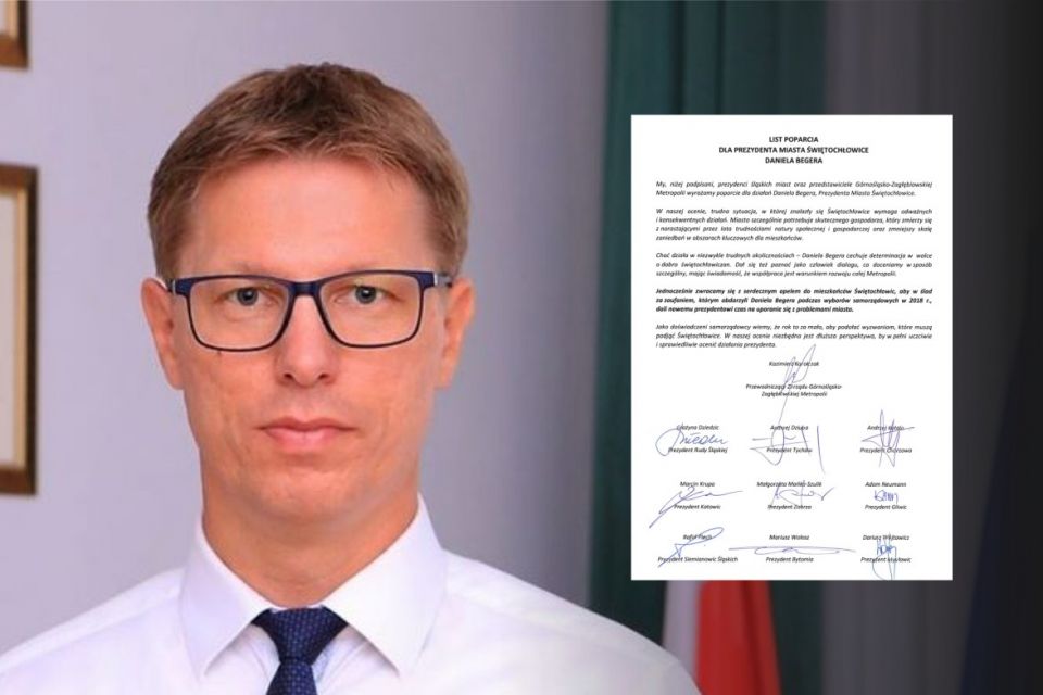 W Świętochłowicach zanosi się na referendum - prezydenci śląskich miast udzielili poparcia Danielowi Begerowi - galeria