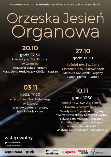 Orzeska Jesień Organowa - Orzesze, kościół ewangelicki - galeria