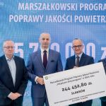 II edycja Marszałkowskiego Programu Poprawy Jakości Powietrza. Wręczono czeki na projekty - galeria