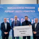 II edycja Marszałkowskiego Programu Poprawy Jakości Powietrza. Wręczono czeki na projekty - galeria