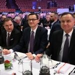 Andrzej Duda i Mateusz Morawiecki wzięli w sobotę udział w Karczmie Piwnej NSZZ "Solidarność". - galeria