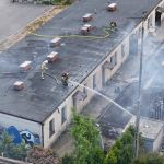 Groźny pożar przy ul. Kolejowej w Żorach. Ewakuowano 20 osób - galeria