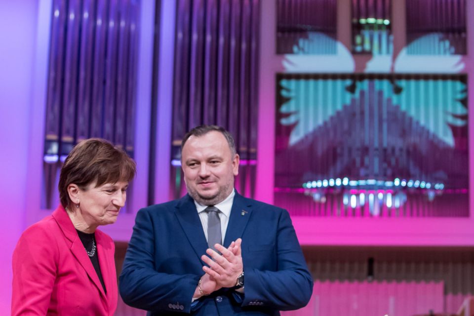 Uroczysta gala wręczenia "Gwiazdy Górnośląskiej" w Filharmonii Śląskiej - galeria