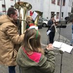 Wyjątkowy koncert kolęd pod szpitalem w Chorzowie! - galeria