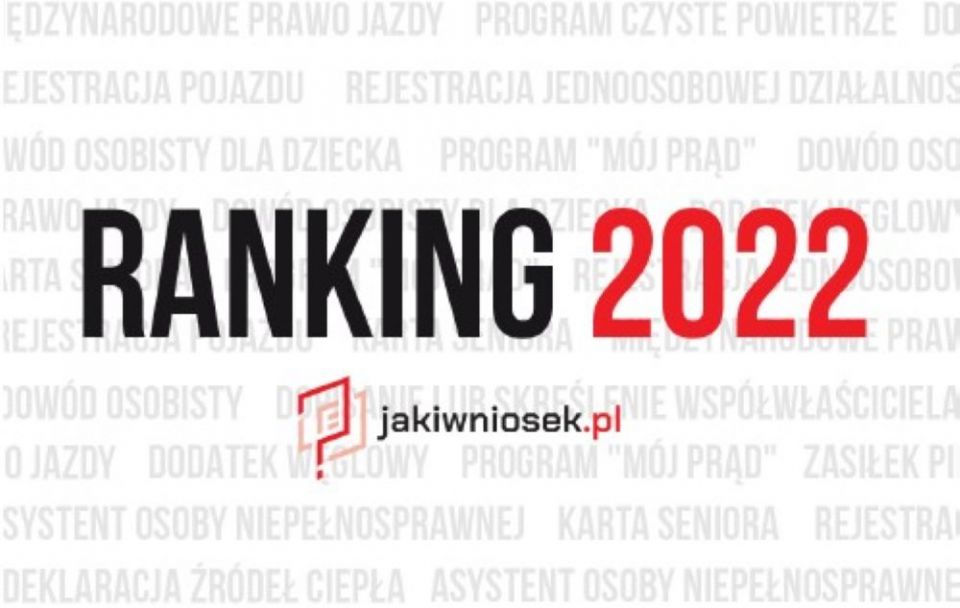 Jakie sprawy urzędowe załatwialiśmy najczęściej w 2022 roku? Zapoznaj się z rankingiem! - galeria