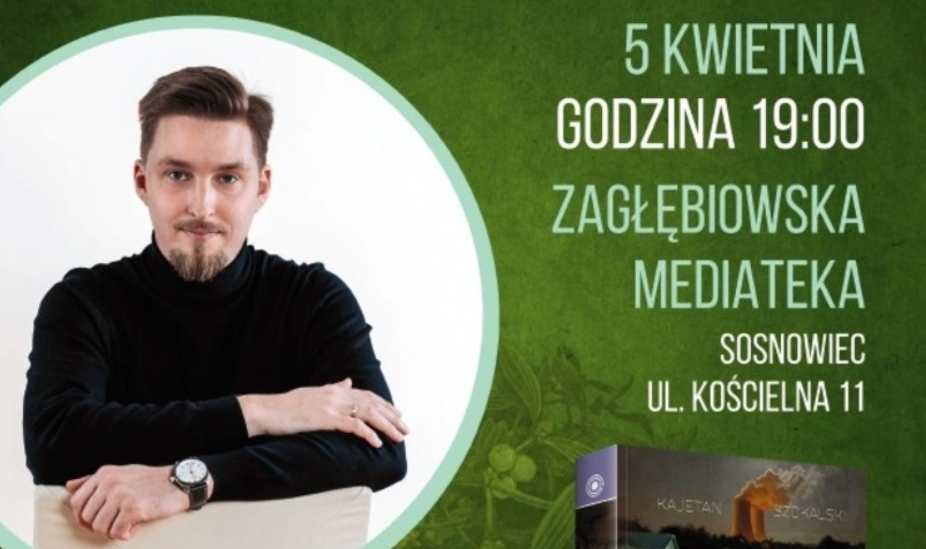 Kajetan Szokalski gościem Zagłębiowskiej Mediateki - galeria