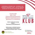 Konferencja dotycząca Rządowego Programu "Klub". Sprawdź szczegóły! - galeria