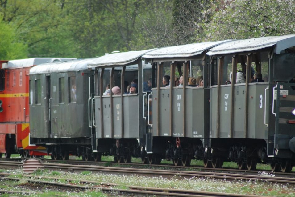 Wyjątkowa podróż z Bytomia do Tarnowskich Gór: Parowóz Ryś wyruszył w trasę, a wraz z nim ruszył sezon na wąskotorówkę - galeria