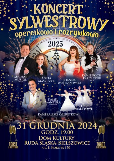 KONCERT SYLWESTROWY OPERETKOWO-ROZRYWKOWO - galeria