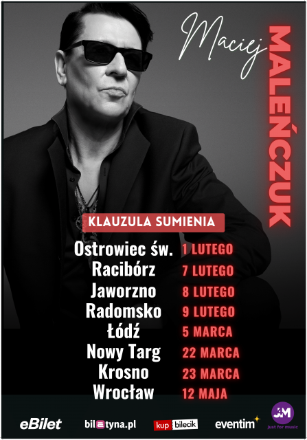 Maciej Maleńczuk w Raciborzu - galeria