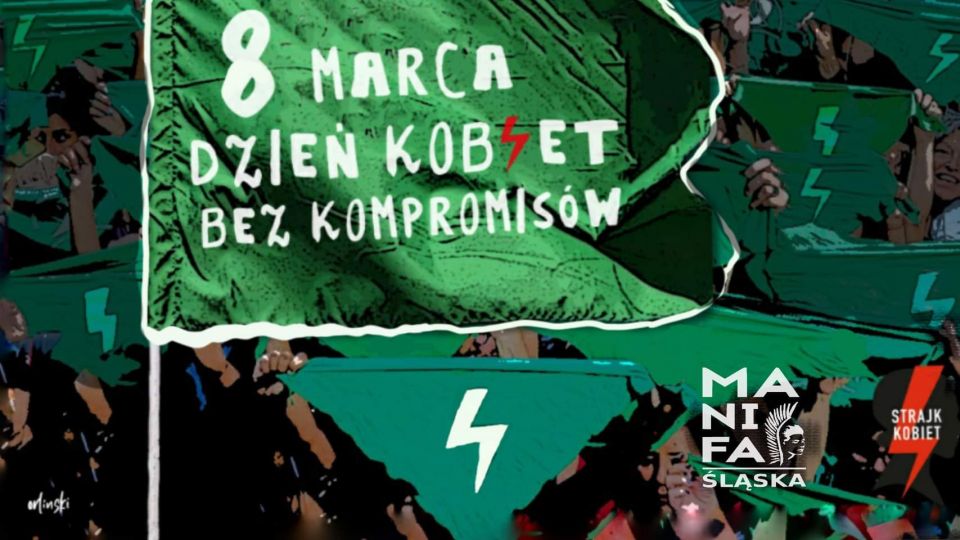 Wielka manifestacja w Katowicach. To Dzień Kobiet 2021 z siostrą Rewolucją! - galeria