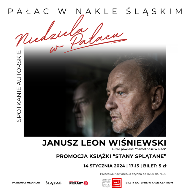 Spotkanie autorskie z Januszem Leonem Wiśniewskim w cyklu "Niedziela w Pałacu" - galeria