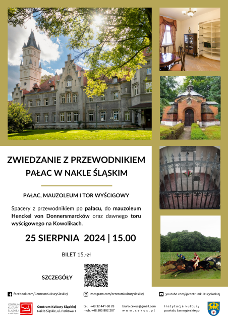 Zwiedzanie z przewodnikiem - pałac, mauzoleum i tor wyścigowy w Nakle Śląskim - galeria