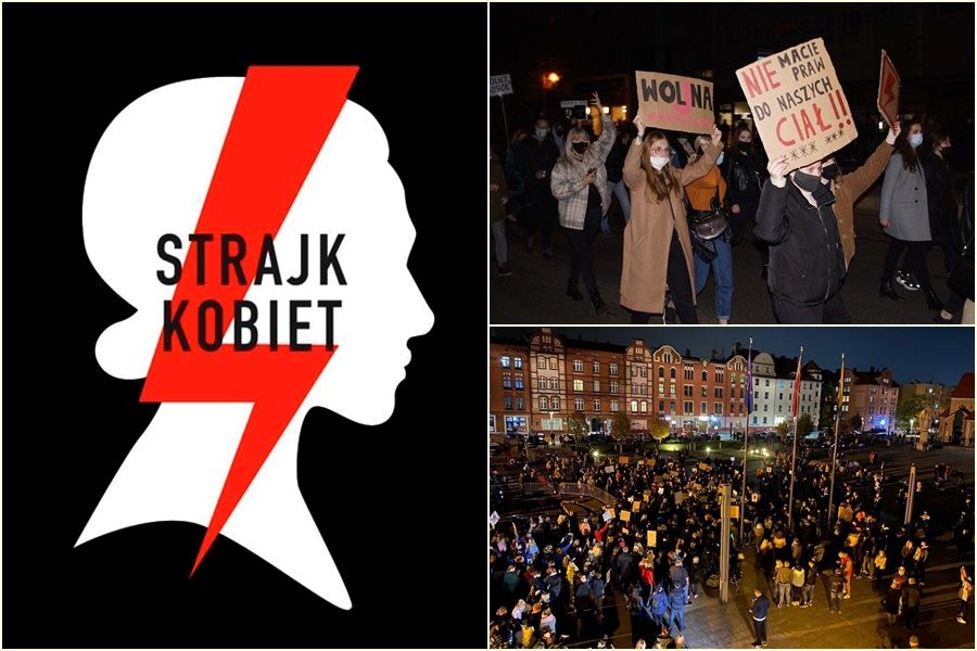 Strajk kobiet. Blokady ulic i kolejne protesty odbyły się we wtorek na Śląsku  - galeria