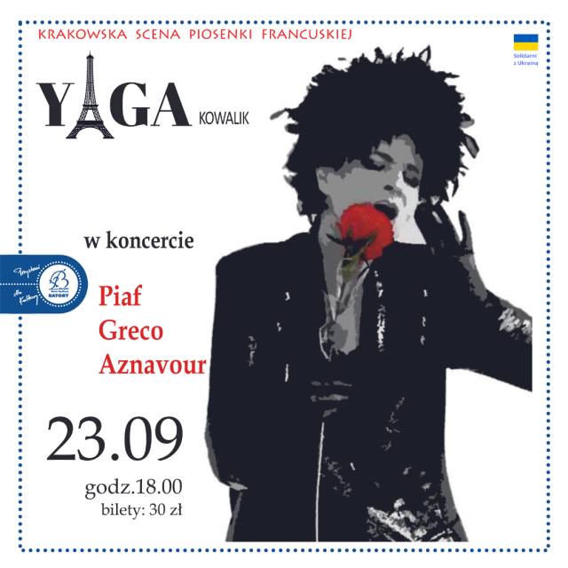 Yaga Kowalik w koncercie Piaf, Greco, Aznavour - galeria