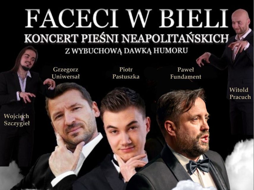 Koncert pieśni neapolitańskich - Faceci w bieli - galeria