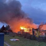 Pożar budynków gospodarczych w Dąbrowie Górniczej! - galeria