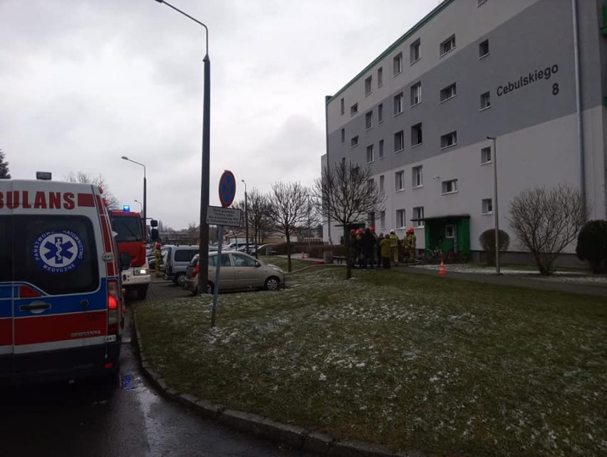 Tragiczny pożar mieszkania w Lublińcu. Zginęła jedna osoba - galeria