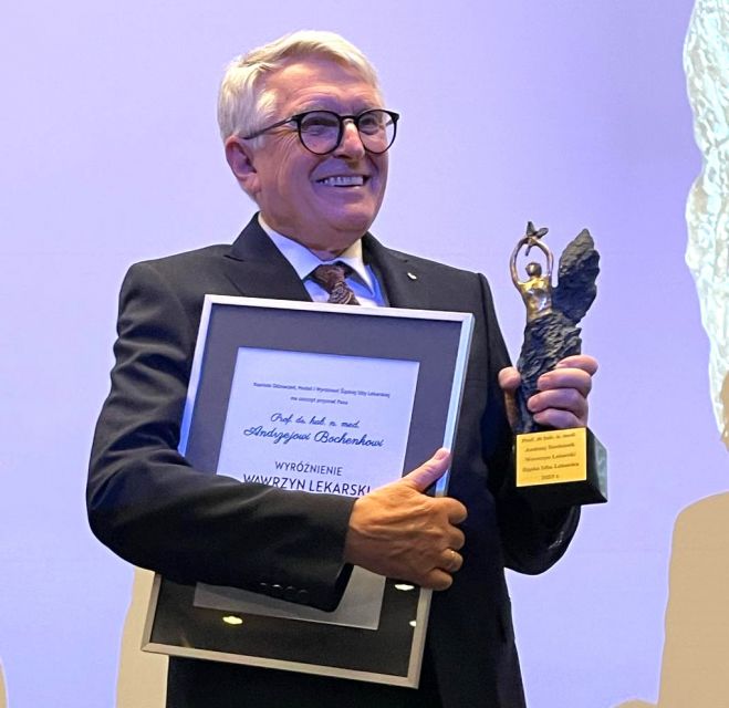 Ikona polskiej kardiochirurgii nagrodzona! Prof. Andrzej Bochenek z Wawrzynem Lekarskim - galeria