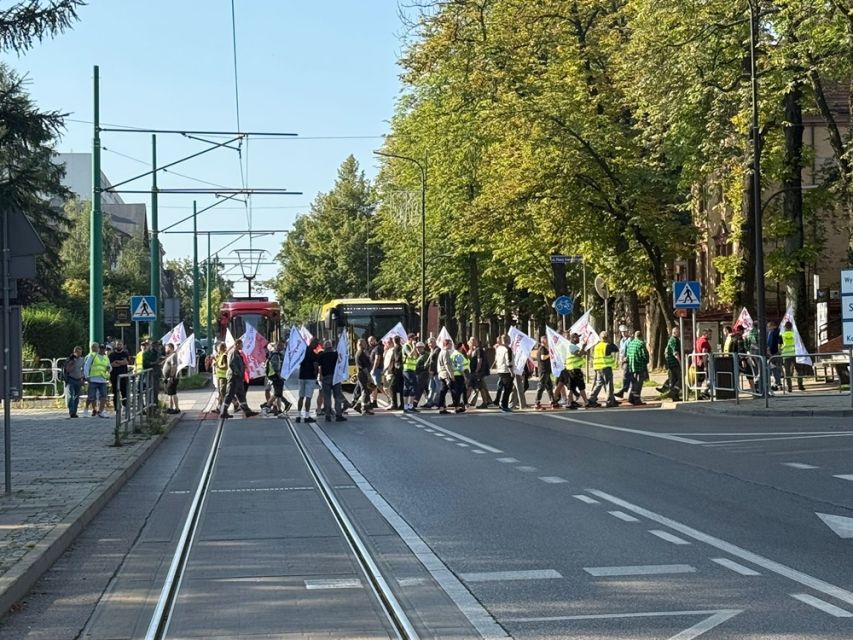 Strajk hutników w Rudzie Śląskiej: Walka o przetrwanie Huty Pokój. Zablokowane centrum miasta - galeria