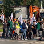 Strajk hutników w Rudzie Śląskiej: Walka o przetrwanie Huty Pokój. Zablokowane centrum miasta - galeria