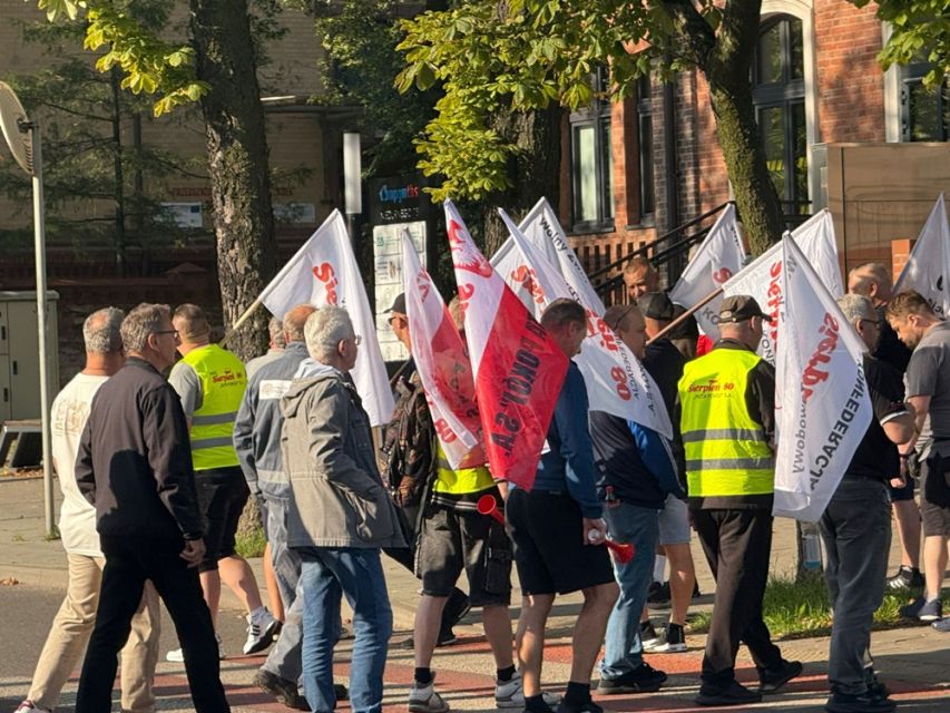 Strajk hutników w Rudzie Śląskiej: Walka o przetrwanie Huty Pokój. Zablokowane centrum miasta - galeria