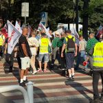 Strajk hutników w Rudzie Śląskiej: Walka o przetrwanie Huty Pokój. Zablokowane centrum miasta - galeria