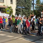 Strajk hutników w Rudzie Śląskiej: Walka o przetrwanie Huty Pokój. Zablokowane centrum miasta - galeria