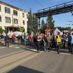Strajk hutników w Rudzie Śląskiej: Walka o przetrwanie Huty Pokój. Zablokowane centrum miasta - galeria