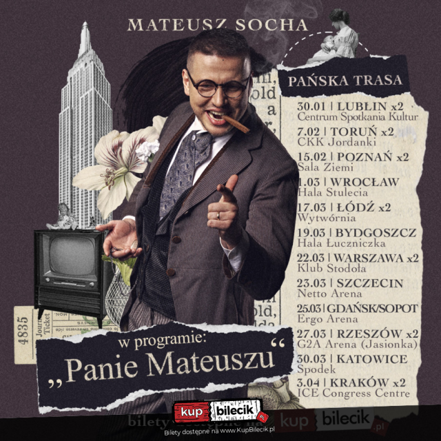 Mateusz Socha z premierowymi koncertami programu "Panie Mateuszu" - galeria