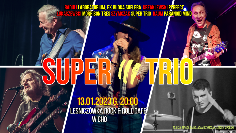 SUPER TRIO – legendy Perfectu, Budki Suflera, Turbo i Morrison Tres - galeria