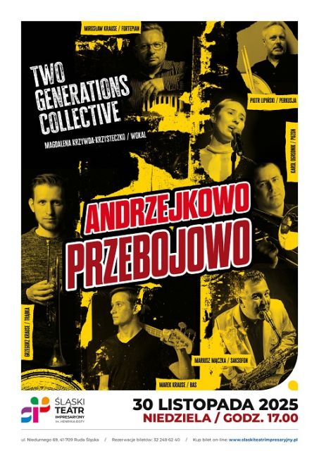 Kopiowanie i rozpowszechnianie zdjęć bez zgody autora zabronione. ANDRZEJKOWO - PRZEBOJOWO - koncert Two Generations Collective - galeria