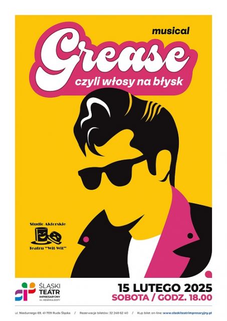 GREASE, czyli włosy na błysk - musical Studia Aktorskiego Teatru Wit-Wit z Gliwic - galeria