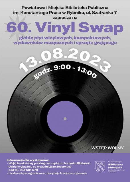 "Vinyl Swap" w sierpniu z rybnicką biblioteką - galeria