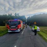 Tragiczny wypadek z udziałem motocyklisty w Bargłówce - galeria