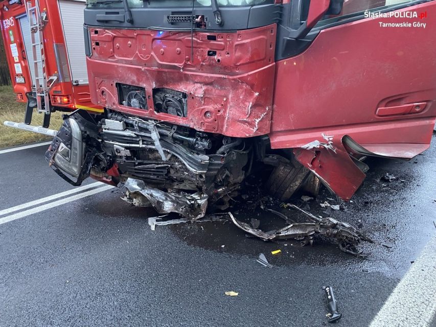 Tragedia w powiecie tarnogórskim. W wypadku zginął 48-letni mężczyzna! - galeria