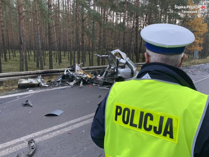 Tragedia w powiecie tarnogórskim. W wypadku zginął 48-letni mężczyzna! - galeria
