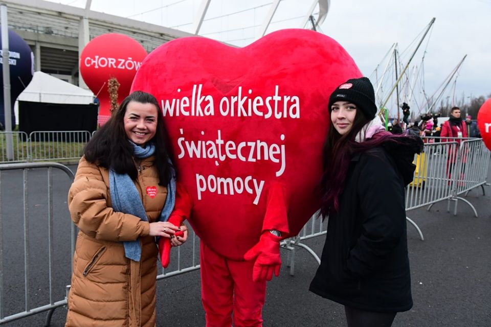 Śląski Finał Wielkiej Orkiestry Świątecznej Pomocy odbył się przed Stadionem Śląskim - galeria