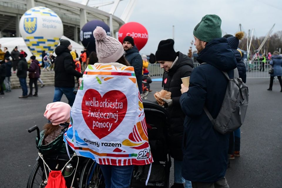 Śląski Finał Wielkiej Orkiestry Świątecznej Pomocy odbył się przed Stadionem Śląskim - galeria