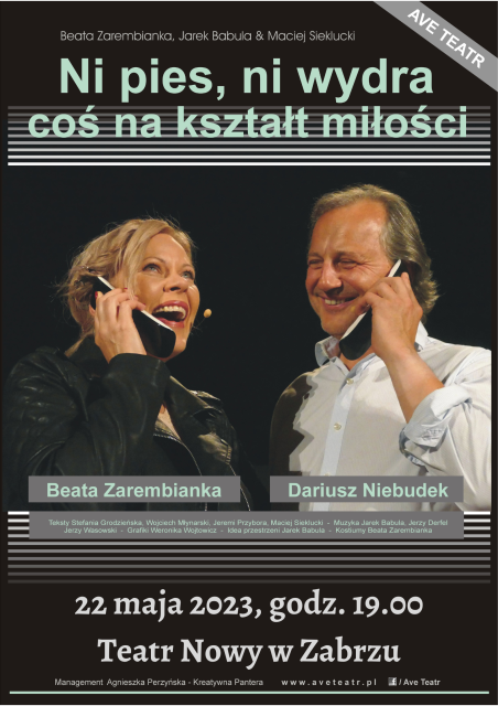 Muzyczny spektakl "Ni pies, ni wydra, coś na kształt miłości" - galeria